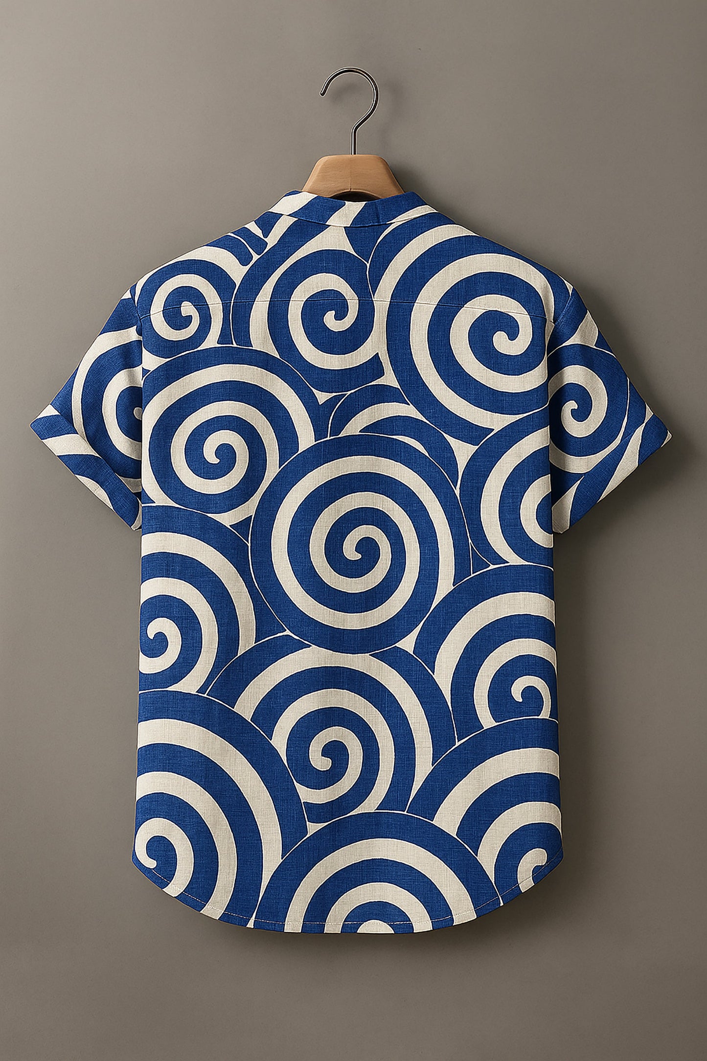 Vintage Modern Geometric Art Print Casual 100% Cotton Shirt