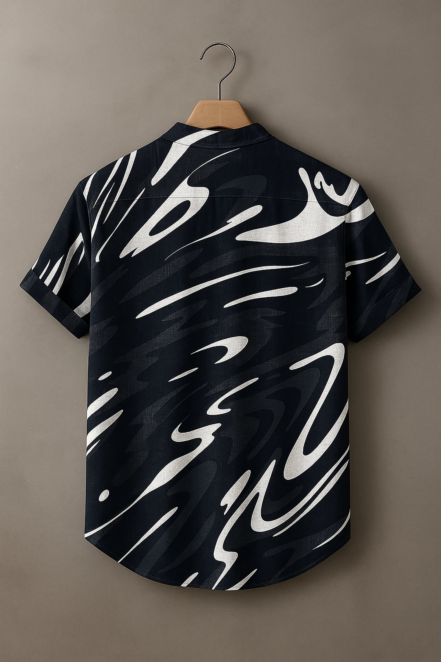 Geometric Repeat Pattern Printed Casual 100% Cotton Shirt